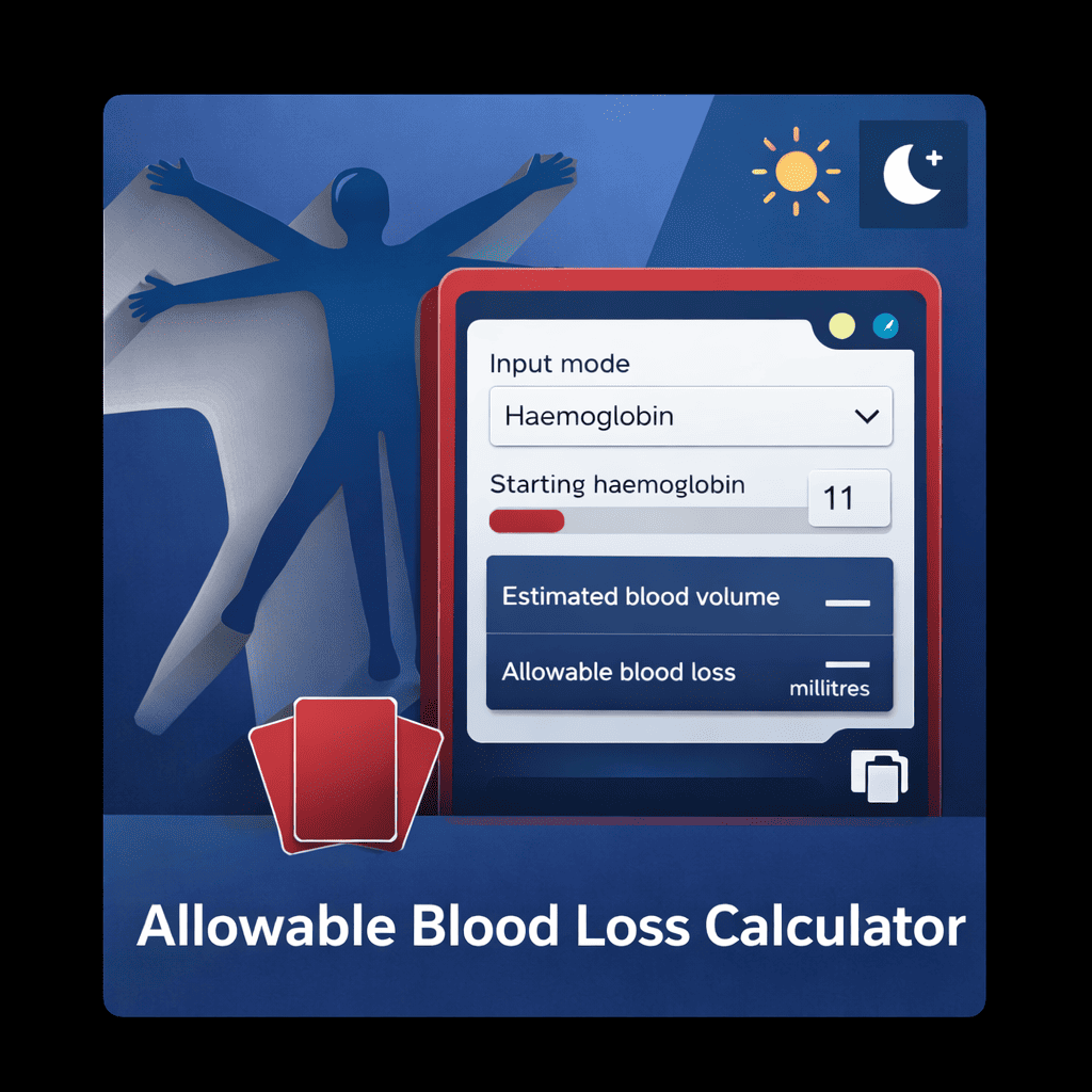 Allowable Blood Loss (ABL) Calculator